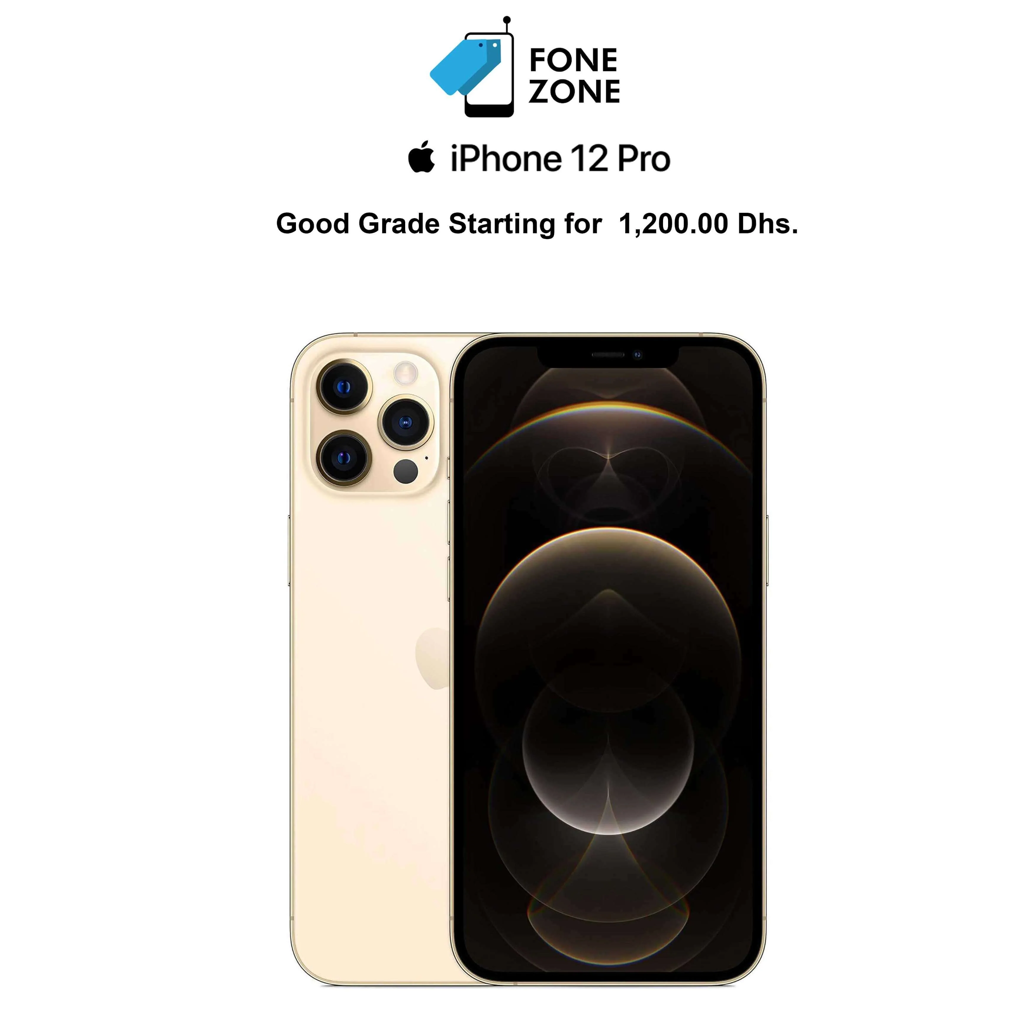 Apple iPhone 12 Pro 128GB Gold Good (Part Change Message) - Image 7