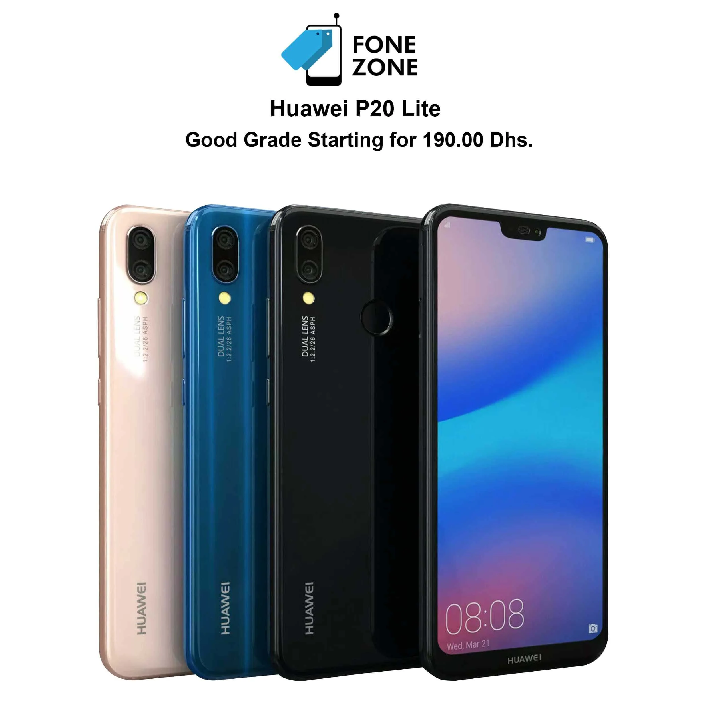 Huawei P20 Lite Dual SIM 128GB, 4GB RAM Blue - Image 6